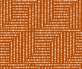 Seamless circle polka dot pattern.