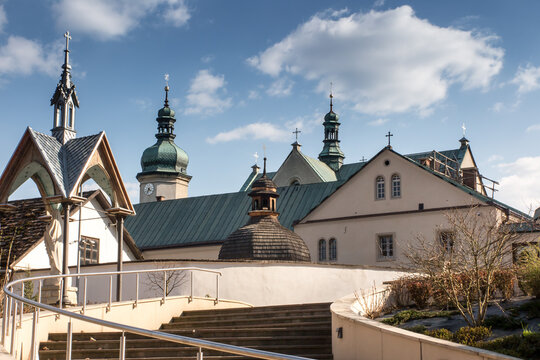 CZERNA, POLAND, April 21, 2023.: Poland - monastery of Discalced Carmelites in Czerna. old abbey