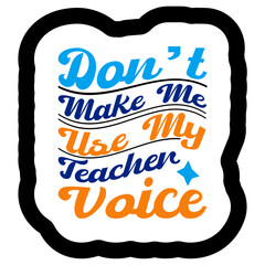 Retro Teacher  T-shirt Design, Vector