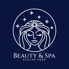 Modern Beauty And Spa Logo For Wellness