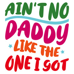 Retro Father's Day T-shirt Design, Vector