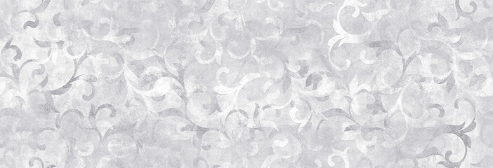 Cement and ornament pattern. Lines marble texture background