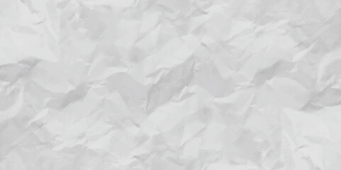 White creased crumpled paper sheet texture can be use as background. Ragged White Paper, white waxed packing paper texture.	