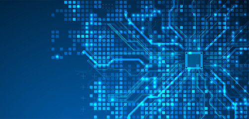 Abstract background on technological and scientific topics.