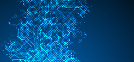 Abstract background on technological and scientific topics.