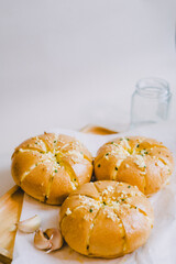 Korean Cream Cheese Garlic Bread