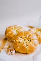 Korean Cream Cheese Garlic Bread