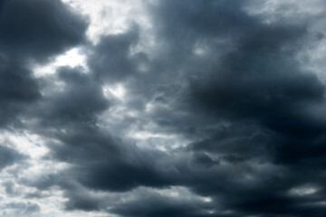 Fototapeta premium Background of stormy rain clouds