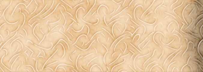 Beige ornament pattern with cement marble texture background, Generative AI