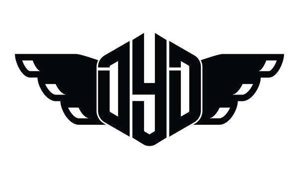 DYD three letter iconic logo design vector template. isolated, elegant, monogram, abstract, wordmark, letter mark, business, typography, minimalist, brand, company, flat, modern, unique, sign, symbol