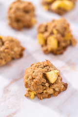 Apple oatmeal cookies