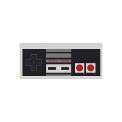 Retro 80s gamepad.Retro Controller, Classic NES  © Vaivöd