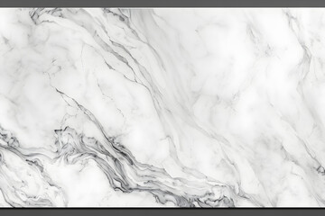 Marble background.White stone texture with gray shadow.Panoramic format