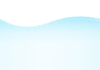 Water wave and Bubble. Vector Illustration. 