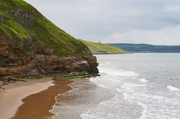 Coastal headland at Whitby, UK
