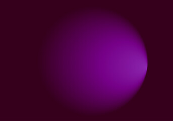 Fondo de degradado morado o violeta negro radial con luz a la derecha. Luz al final del túnel	 - obrazy, fototapety, plakaty