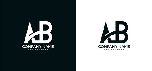 AB INITIAL LOGO DESIGN