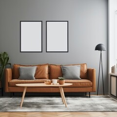 Elevating Spaces: Mockup Canvas Painting Pictures in Room Settings