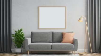Elevating Spaces: Mockup Canvas Painting Pictures in Room Settings