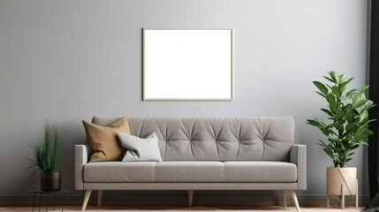 Elevating Spaces: Mockup Canvas Painting Pictures in Room Settings