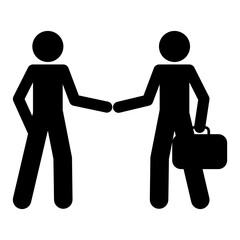 "Meeting Points" / "Businesspeople shaking hands" icon