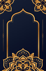 Luxury Mandala Background With Golden Arabesque Pattern Arabic Islamic East Style And India Wedding Ramadan Style Decorative Mandala