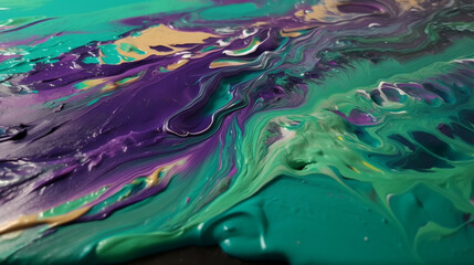 colored oil spread