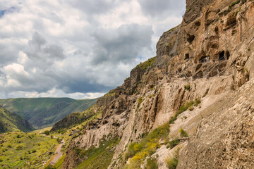 Vardzia is a cave monastery site in southern Georgia.

