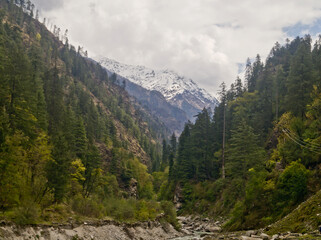 Fototapeta na wymiar Hills of Har Ki Doon, Sankri Range, Uttarkashi, Uttarakhand, India