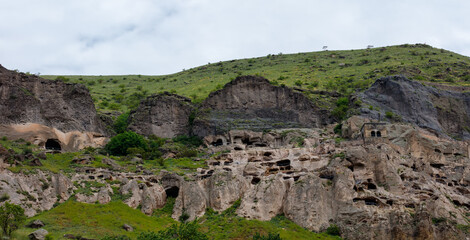 Vardzia is a cave monastery site in southern Georgia.
