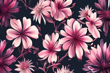 brush flower background for wallpaper and theme , 8k - generative ai