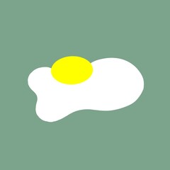 fried egg illustration