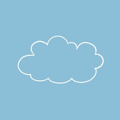 cloud vector illustration, cloud painting vector illustration