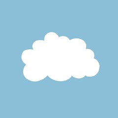 cloud with sky, cloud vector illustration