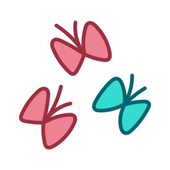 Butterfly Insect Sticker