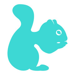 squirrel icon illustration vector