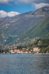 Fototapeta na wymiar Scenic view of Tremezzo, Lake Como, Italy