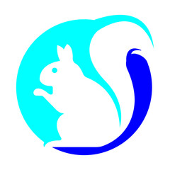 Obraz premium squirrel icon illustration vector