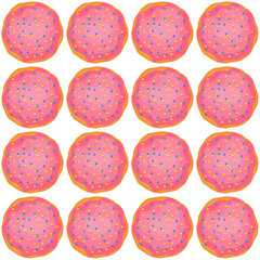 Pattern homemade cookie different taste in pastry biscuit