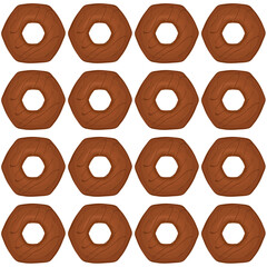 Pattern homemade cookie different taste in pastry biscuit