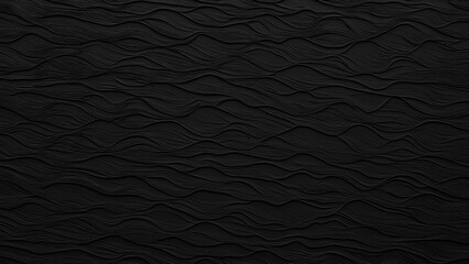 Abstract black wall. Black texture. 3d rendering