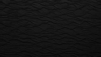 Fototapeta premium Abstract black wall. Black texture. 3d rendering