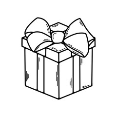 Gift box vector icon