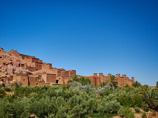 Obraz premium Ait Ben Haddou, city in Morocco known from Hollywood movies.