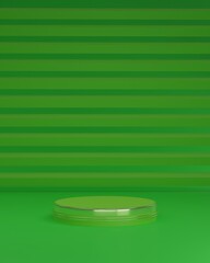 3D rendering podium for your product showcase