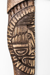 Viking axe on a white background