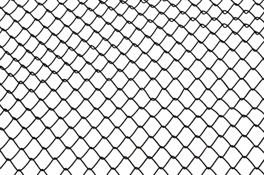 The texture of the metal mesh on a white background. Torn steel, metal mesh with holes