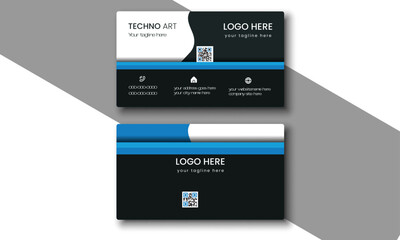 Clean professional business visiting card, business card . modern visiting Business Card design premium .
