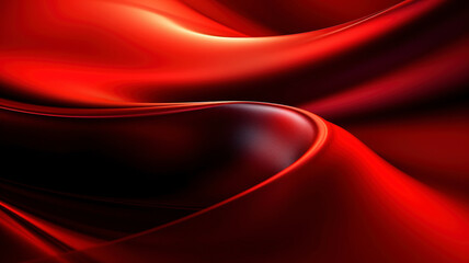 Abstract red background, with beautiful lighting spots and reflections.