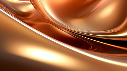 Fototapeta premium Abstract light brown background, with beautiful lighting spots and reflections.